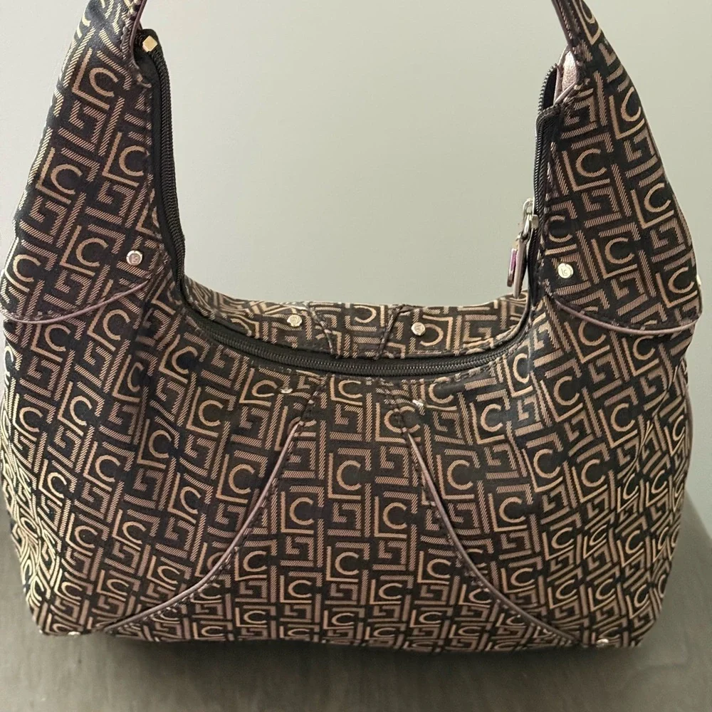 Liz Claiborne Monogram Handbag - Brown